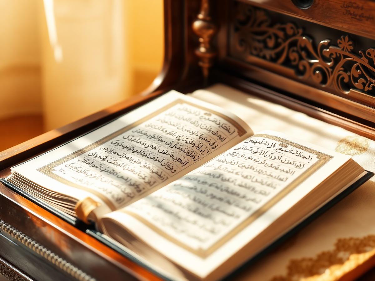 Quran on a rehal